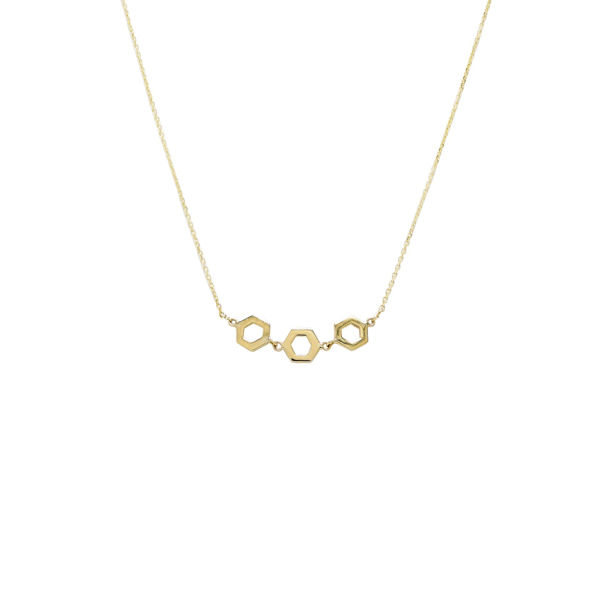 Imagen de Collar Geo Oro 9k