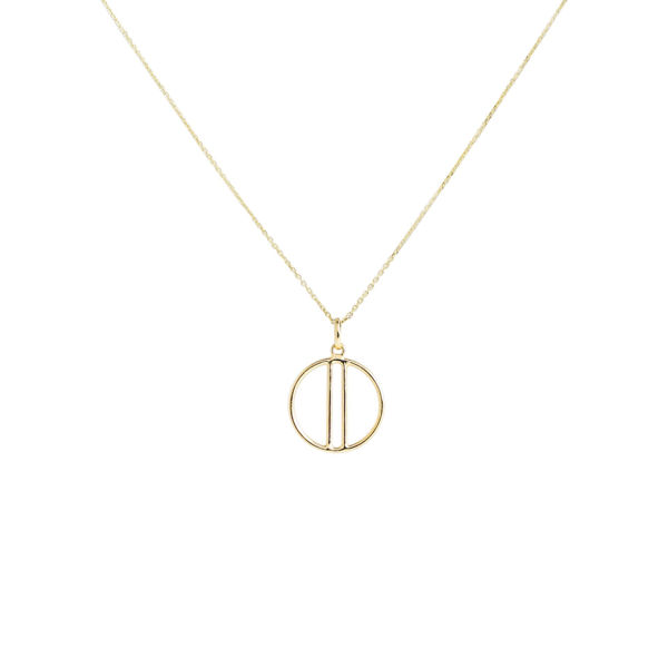 Imagen de Dije Paralelo Oro 9k