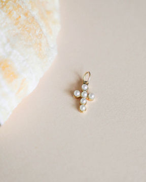 Imagen de Cruz Maggie-Oro 18k