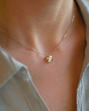 Imagen de Punto de luz grande-Oro Macizo