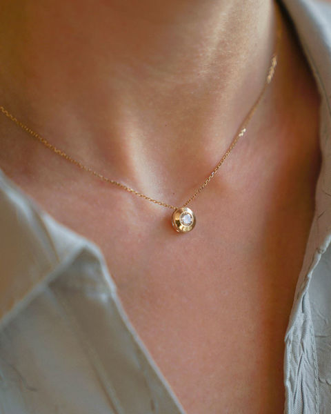 Imagen de Punto de luz grande-Oro Macizo