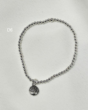 Imagen de Pulsera Meli elastizada  Árbol vida D6-D7-D8