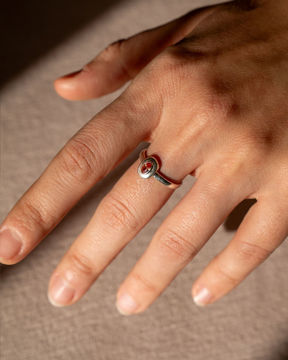 Imagen de Anillo Melina Champagne